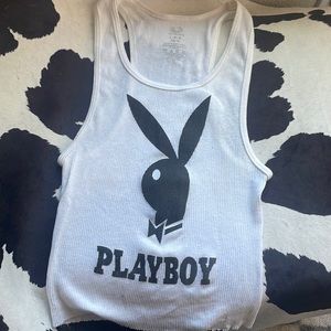playboy cotton ribbed tank